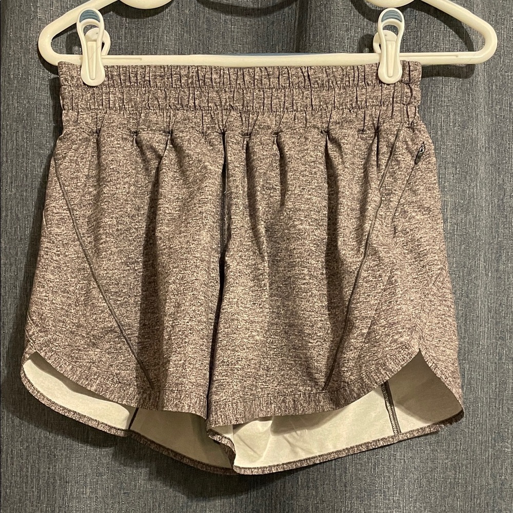 lululemon athletica Heather Grey Track That Athletic Shorts